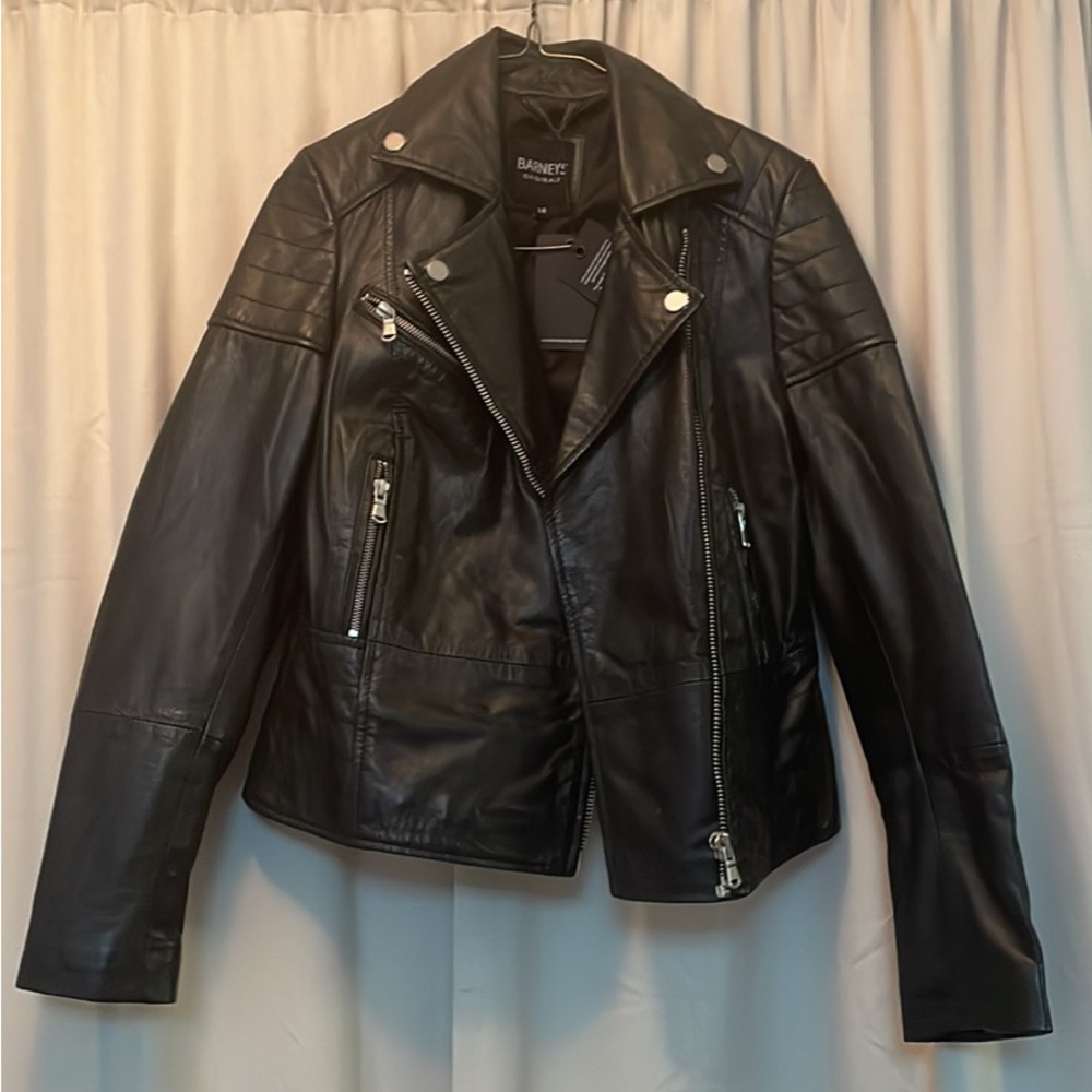 BNWT women’s leather moto jacket